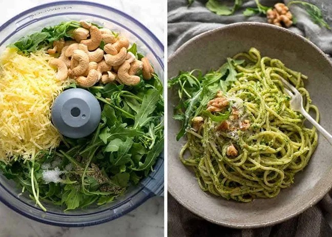 Pasta pesto 1
